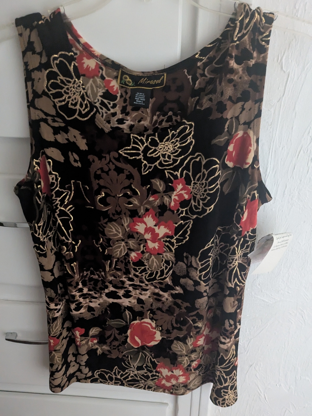 NWT Mirasol Dressy Sleeveless Top